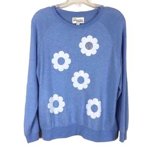 Ruum Clothing Company Girls’ Floral Sweatshirt with Sparkle